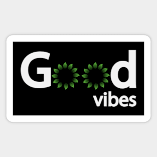 Good vibes artistic creative design Magnet